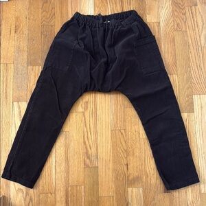 The Simple Folk dark brown corduroy harem pants 8-9yrs